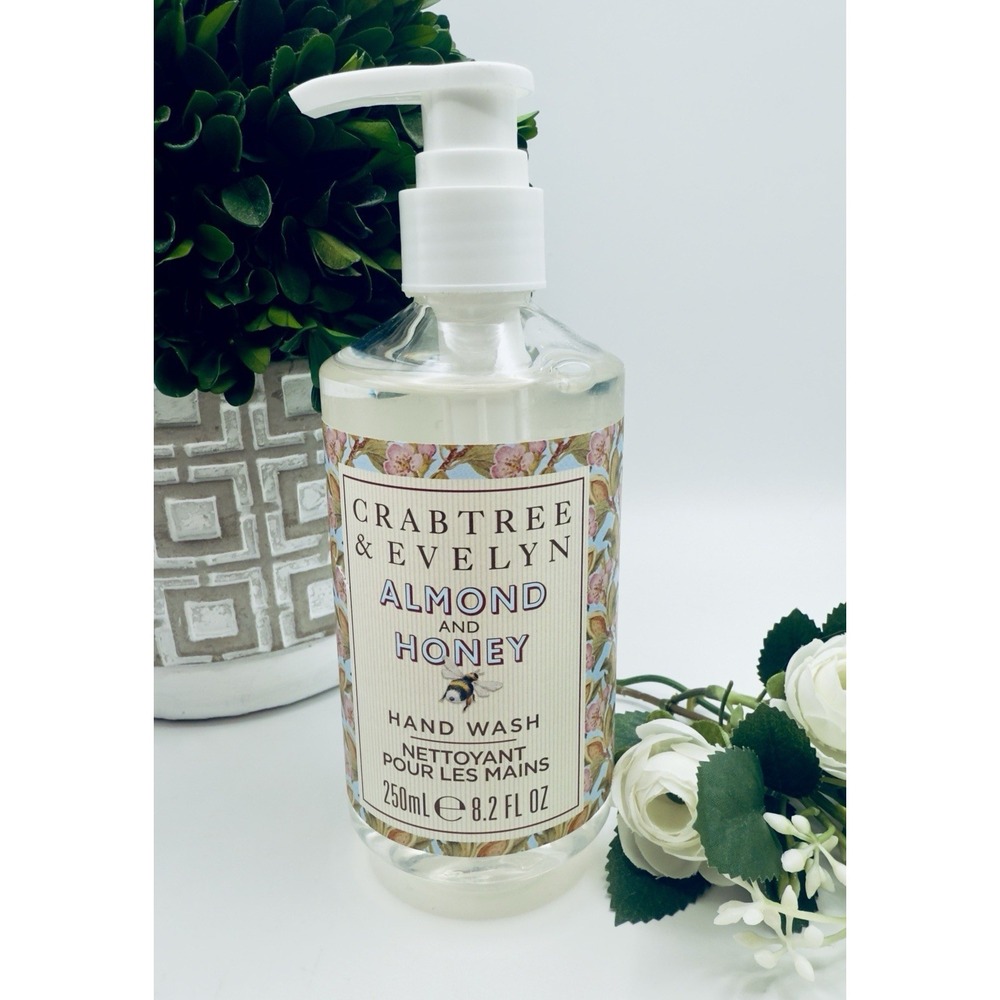 Crabtree & Evelyn Almond & Honey Hand Wash Soap 8.2 fl oz‎ Pump DISCONTINUED New